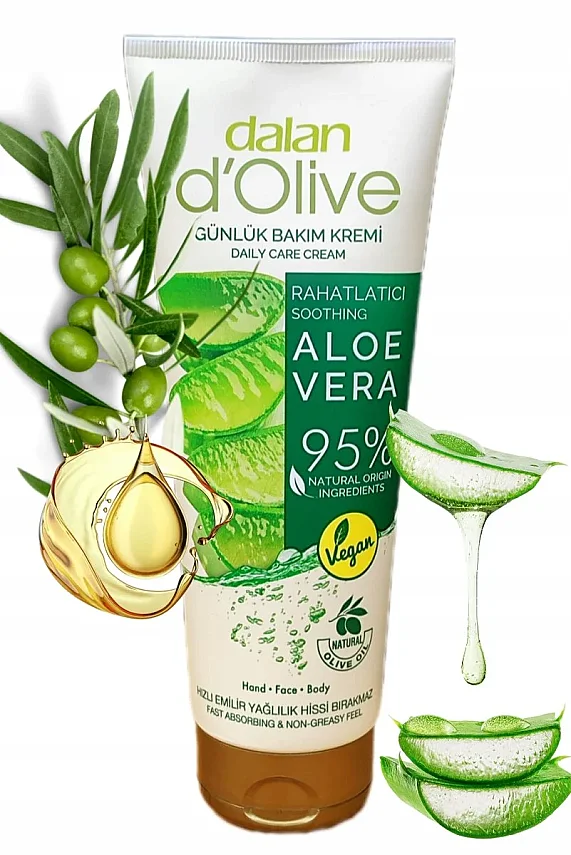 Dalan D'olive Besleyici Krem Tüp Aloe Vera 250 ml - 1