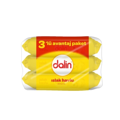 Dalin Islak Havlu 3lü Paket - 56 Adet x 3 - Dalin