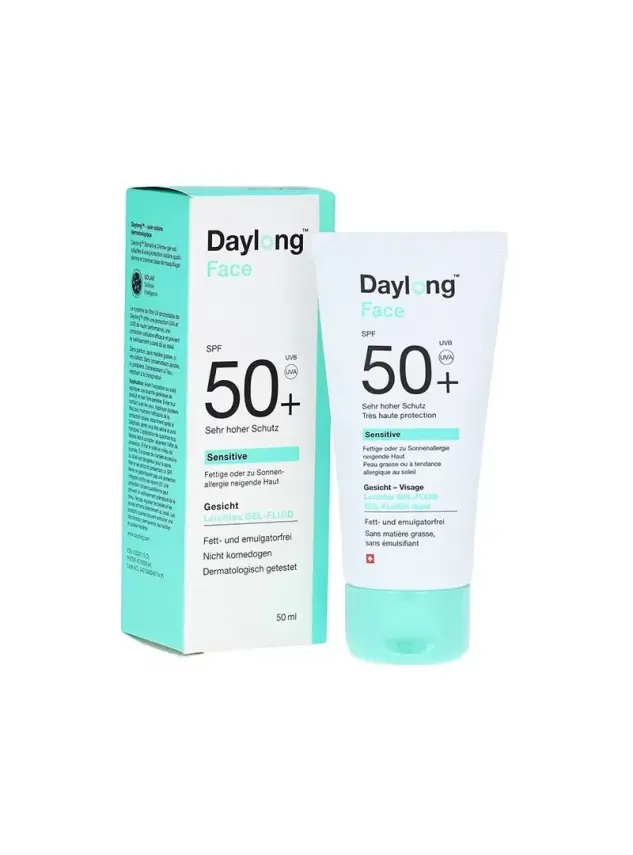 Daylong Face Spf50+ Sensitive Gel Cream Fluid 50ml - 1