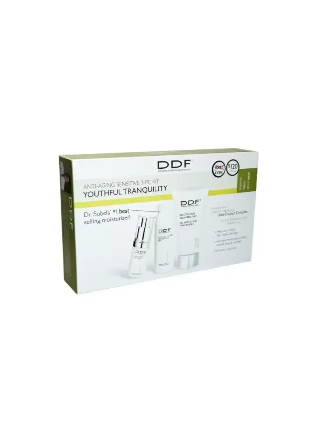 DDF Anti Aging Sensitive 3-PC Kit Youthful Tranquility - 1