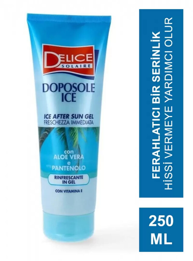 Delice Solaire Buz Jeli - Güneş Sonrası Hızlı Serinlik & Rahatlama - 250 ml - Delice Solaire