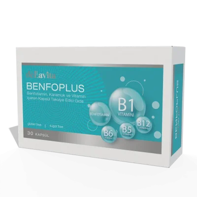 DellaVita Benfoplus (5-B Vitamini Kompleksi) 60 Kapsül - OnVita