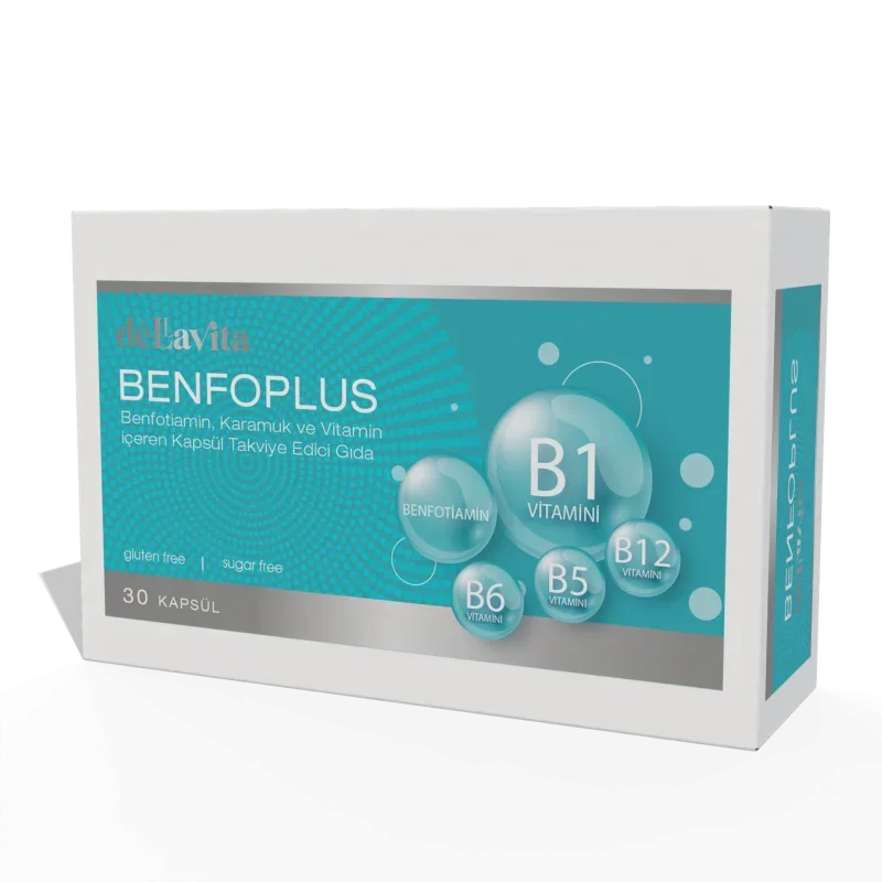 DellaVita Benfoplus (5-B Vitamini Kompleksi) 60 Kapsül - 1