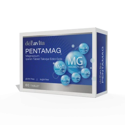 DellaVita Pentamag (5-Magnezyum Kompleksi) 60 Tablet - OnVita