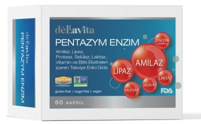 DellaVita Pentazym Enzim 60 Kapsül - OnVita