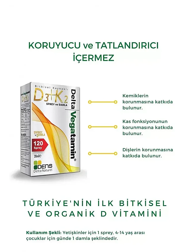 Delta Methyl B12 Plus ve Vegatamin D3+K2 20+20ml 2'li Set - 2