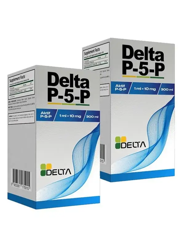Delta P-5-P Vitamin B6 100ml x 2 Adet - 1