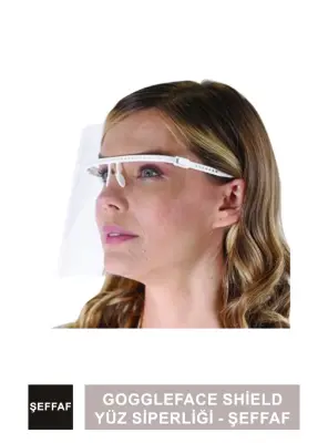 Dentac GoggleFace Shield Yüz Siperliği - Şeffaf - 3