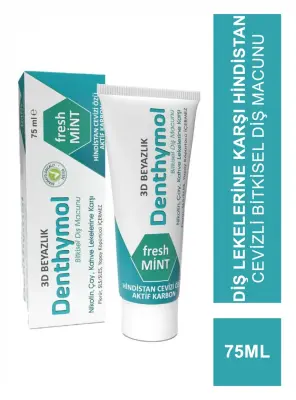 Denthymol 3D Beyazlık Diş Macunu - Hindistan Cevizi - Karbon - 75 ml - Diğer Bakım Ürünleri