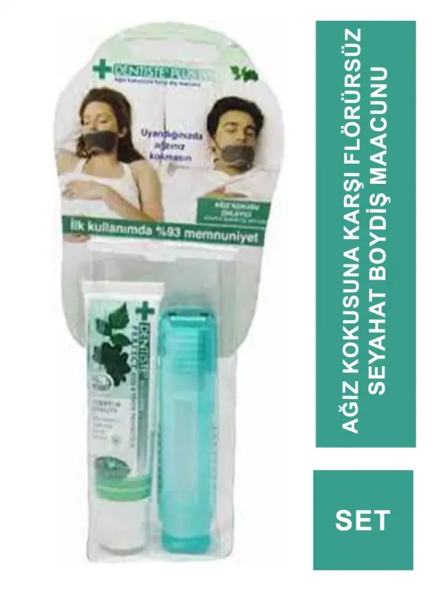 Dentiste Plus White Seyahat Boy Diş Macunu ve Diş Fırçası Seti 20g - 1