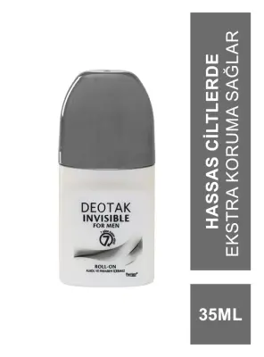 Deotak For Men Invisible Roll-on Deodorant 35ml - Deotak