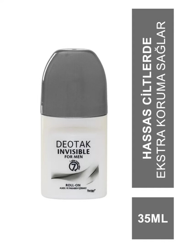 Deotak For Men Invisible Roll-on Deodorant 35ml - Deotak