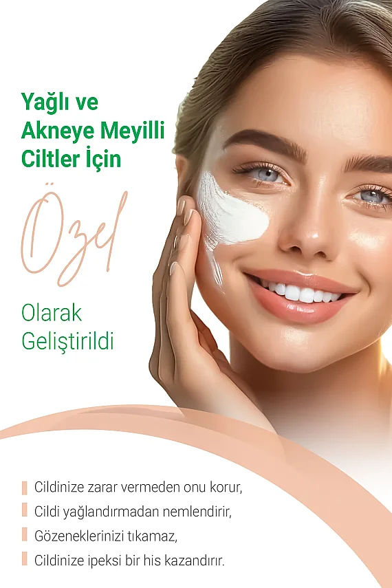 Derinex Güneş Koruyucu Yüz Kremi Spf 50+ Yağlı ve Akneli Ciltler 50ml - 2