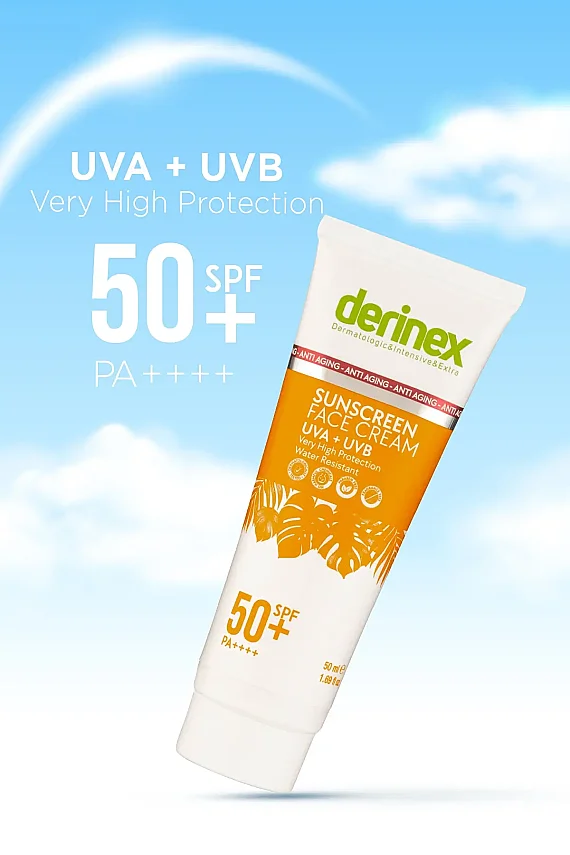 Derinex Lekeli Ciltler Için Güneş Koruyucu Krem Spf50+ 50 ml - 2