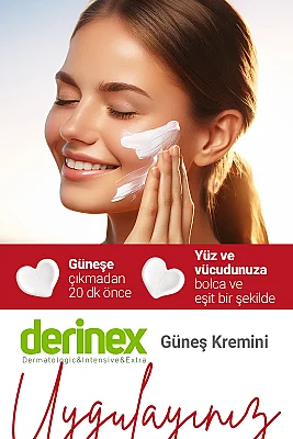 Derinex Tüm Ciltler İçin Güneş Koruyucu SPF50+ Yüz Kremi 50 ml - 5