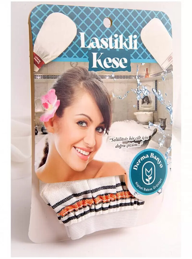 Derma Banyo Lastikli Kese ( B3560 ) - Derma Therapy