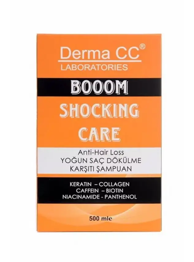 Derma CC Boom Shocking Care Shampoo - Yoğun Dökülme Karşıtı Şampuan - 500 ml - 1