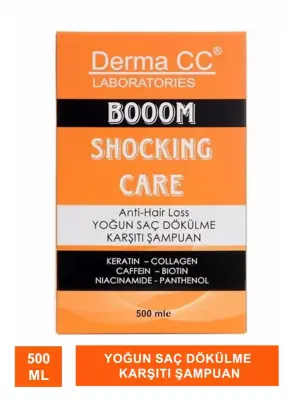 Derma CC Boom Shocking Care Shampoo - Yoğun Dökülme Karşıtı Şampuan - 500 ml - 2