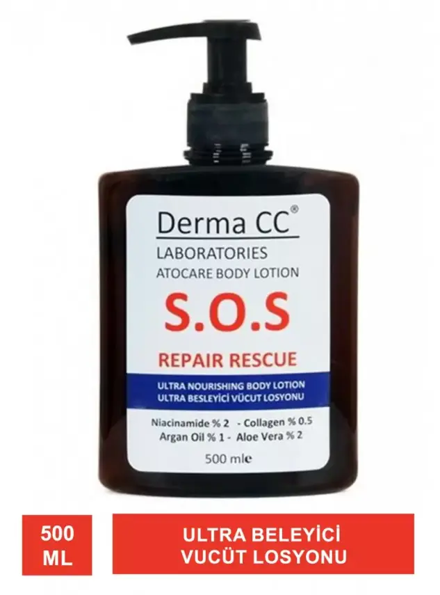Derma CC S.O.S Repair Rescue - Atocare Vücut Losyonu - 500 ml - 2