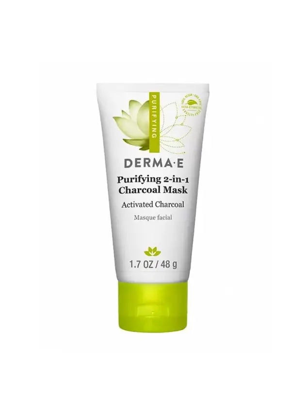 Derma E Purifying 2 in 1 Charcoal Mask 48 ml Arındırıcı Kömür Maskesi - 1