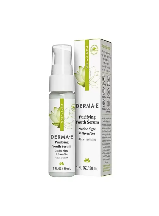 Derma E Purifying Youth Serum 30 ml Kömür Mineralli Gençlik Serumu - 1