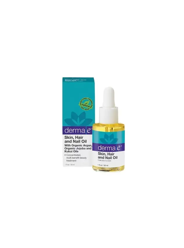 Derma E Skin, Hair and Nail Oil 30 ml Cilt, Saç ve Tırnak Bakım Yağı - 1