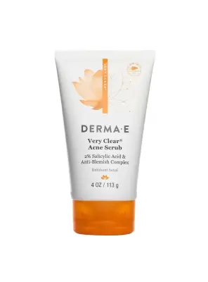 Derma E Very Clear Acne Scrub 113 ml Akneli Ciltler İçin Peeling - 1