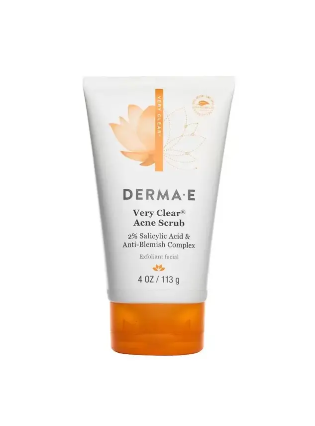 Derma E Very Clear Acne Scrub 113 ml Akneli Ciltler İçin Peeling - 1