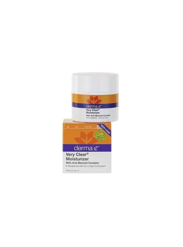 Derma E Very Clear Moisturizer Cream 56 ml Akneli Ciltler İçin Nemlendirici Krem - 1
