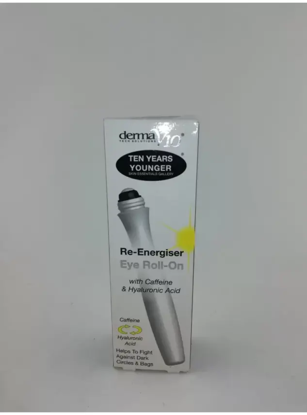 Derma V10 Ten Years Younger Caffeine Eye Roll On 15ml - 1