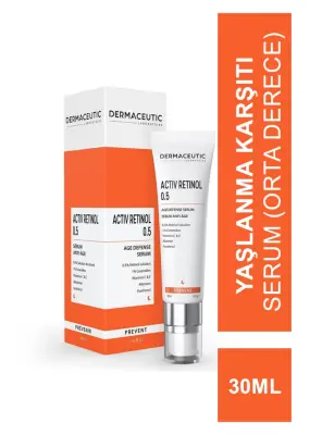 Dermaceutic Activ Retinol 0.5 Anti-age 30 ml - Yaşlanma Karşıtı Serum -Orta Derece- - Dermaceutic