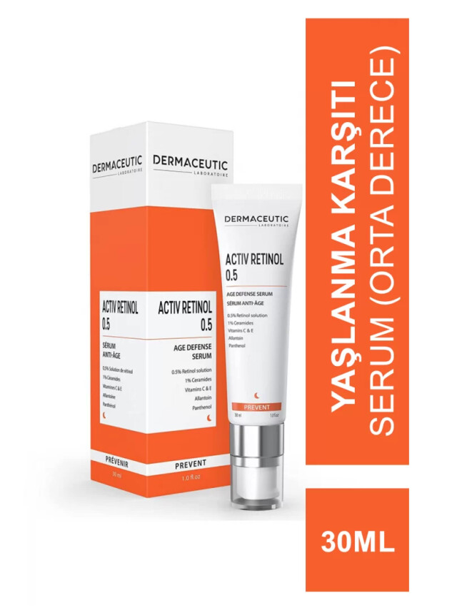 Dermaceutic Activ Retinol 0.5 Anti-age 30 ml - Yaşlanma Karşıtı Serum -Orta Derece- - Dermaceutic