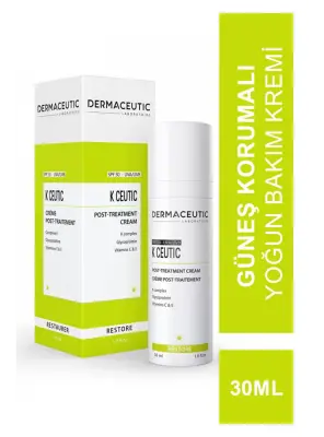 Dermaceutic K Ceutic 30ml - Güneş Korumalı Yoğun Bakım Kremi - Dermaceutic