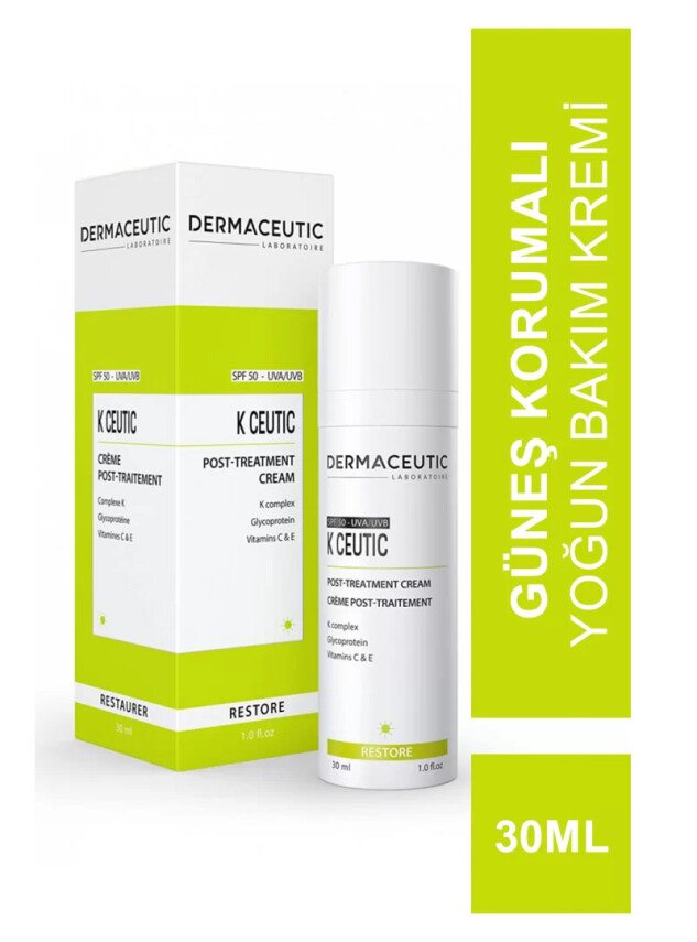 Dermaceutic K Ceutic 30ml - Güneş Korumalı Yoğun Bakım Kremi - Dermaceutic