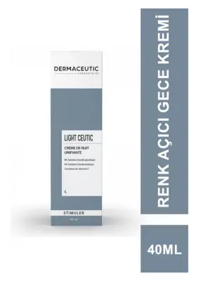 Dermaceutic Light Ceutic Renk Açıcı Gece Kremi 40 ml - Dermaceutic