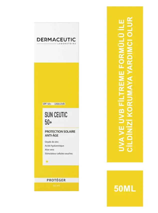 Dermaceutic Sun Ceutic Anti-Agig Spf50 50ml - Nemlendiricili Güneş Koruyucu Krem - 2