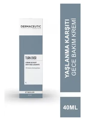 Dermaceutic Turn Over 40 ml - Gece Bakım Kremi - Dermaceutic