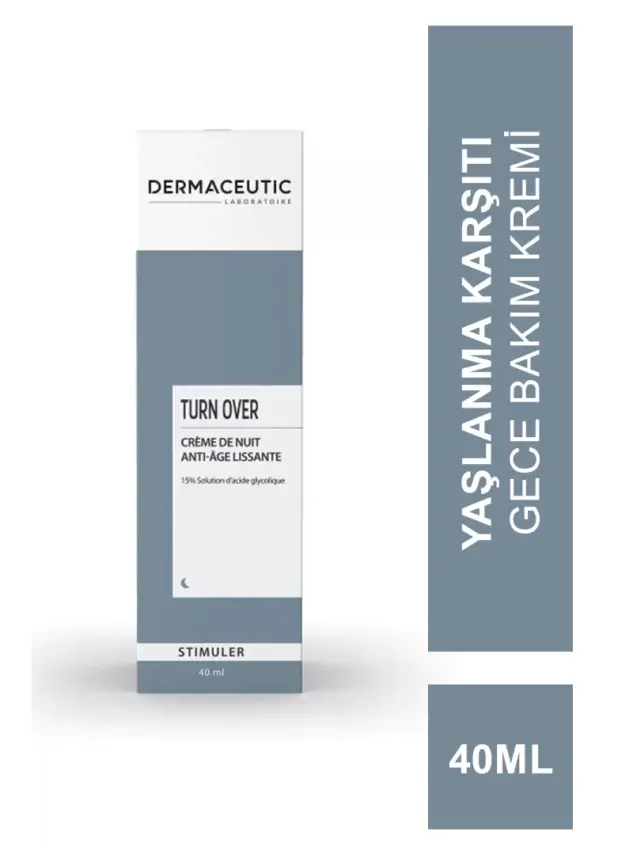 Dermaceutic Turn Over 40 ml - Gece Bakım Kremi - 1