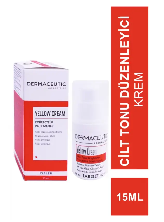 Dermaceutic Yellow Cream 15 ml - Cilt Tonu Düzenleyici Krem - 1