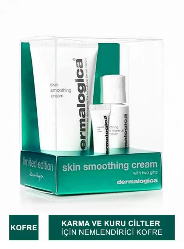 Dermalogica Skin Smoothing Cream Karma ve Kuru Ciltler İçin Nemlendirici Kofre - 2
