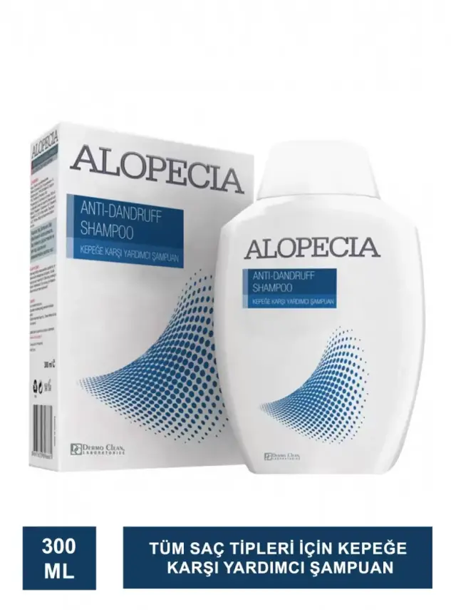 Dermo Clean Alopecia Anti Dandruff Shampoo Kepeğe Karşı Yardımcı Şampuan 300 ml - 2