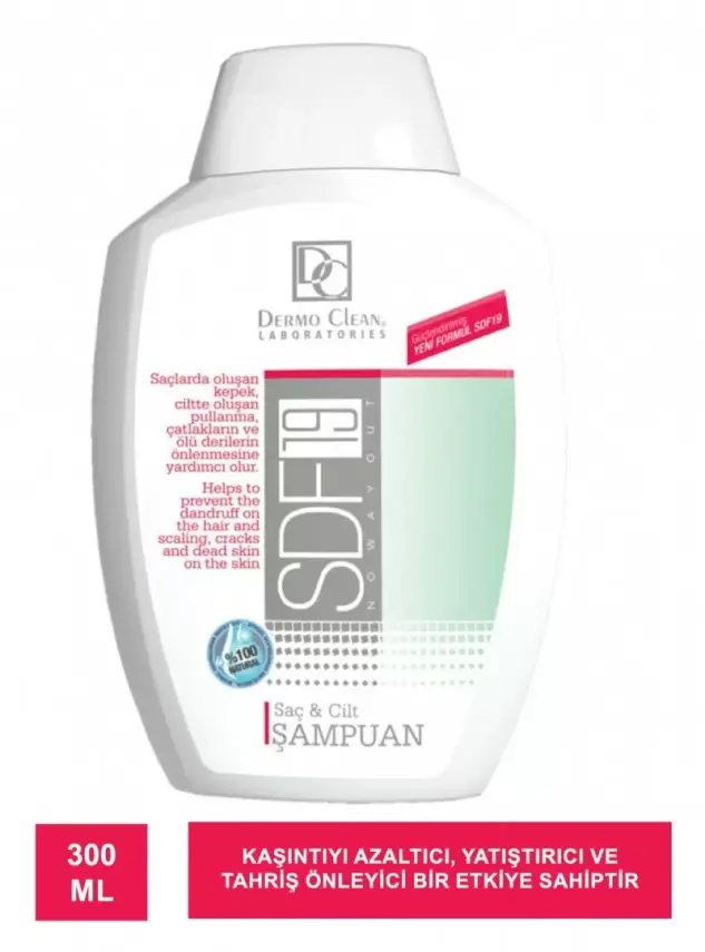 Dermo Clean SDF19 Saç ve Cilt Şampuanı 300 ml - 2