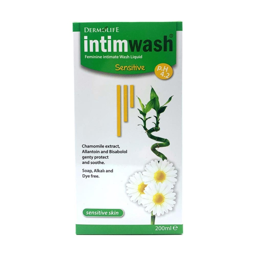 Dermolife Intim Wash Likit 200 ml - 1