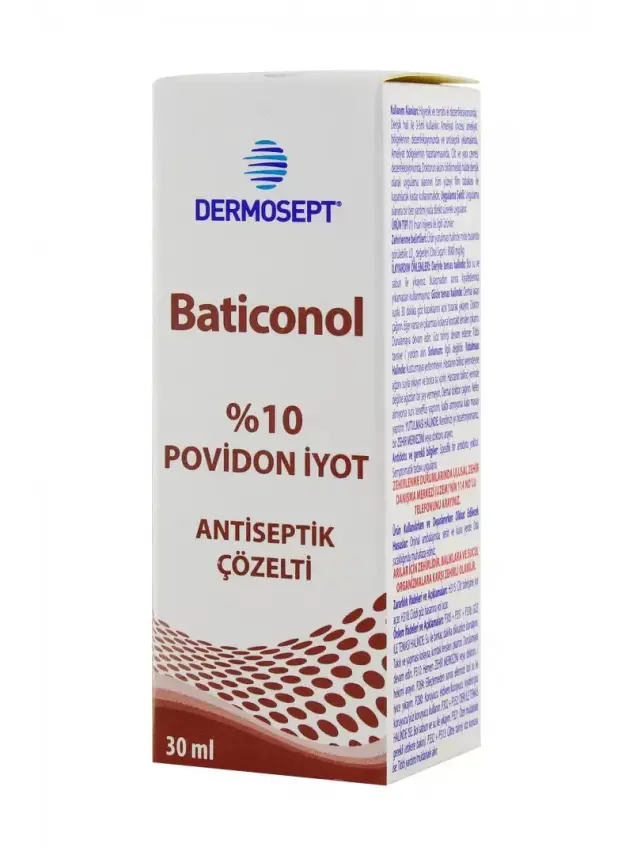 Dermosept Baticonol Antiseptik Çözelti 30 ml - 1