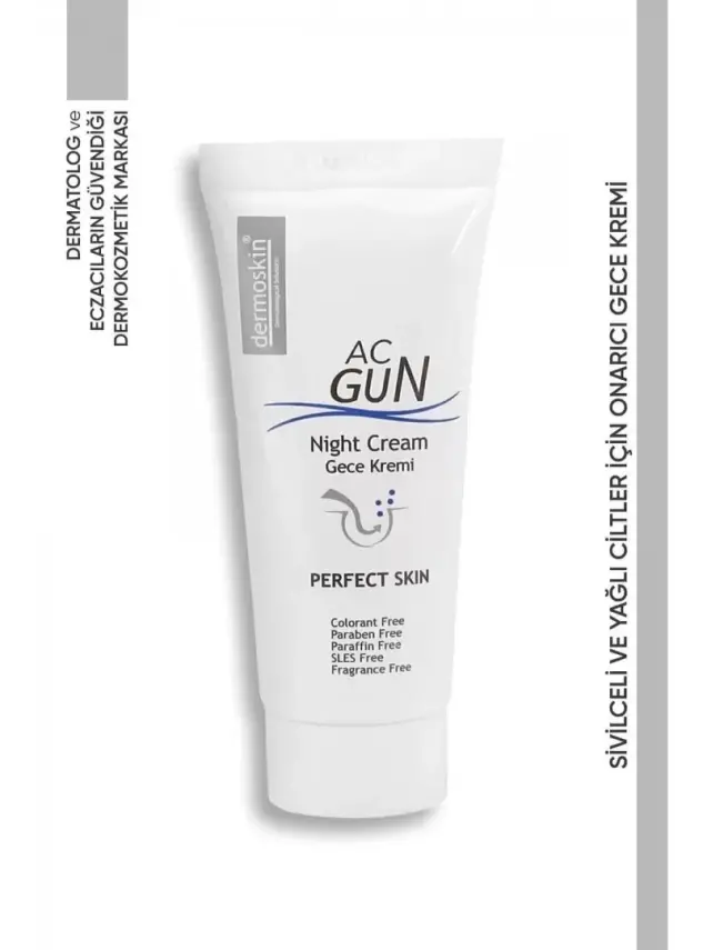 Dermoskin Acnegun Onarıcı Gece Kremi 30 ml - 1