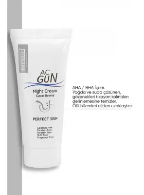 Dermoskin Acnegun Onarıcı Gece Kremi 30 ml - 2