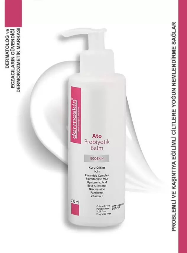 Dermoskin Ato Probiyotik Balm Kuru Ciltler için 230 ml - 1