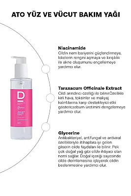 Dermoskin Ato Yüz ve Vücut Bakım Yağı 200 ml - 2