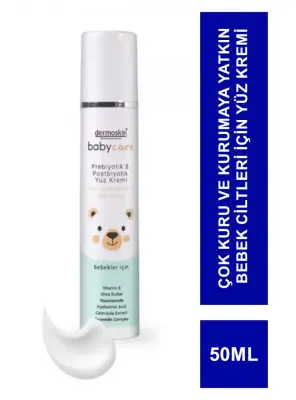 Dermoskin Babycare Prebiyotik & Postbiyotik Yüz Kremi 50 ml - Dermoskin