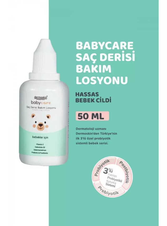 Dermoskin Babycare Saç Derisi Bakım Losyonu 50 ml - Dermoskin